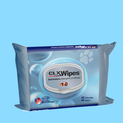 CLX wipes blue